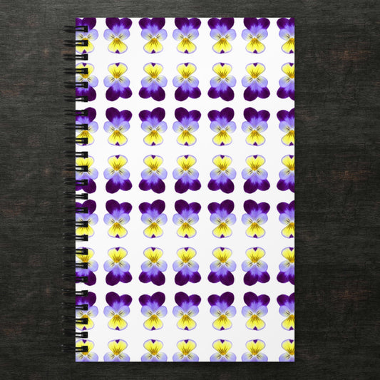 Spiral Notebook - Viola "Halo Violets"